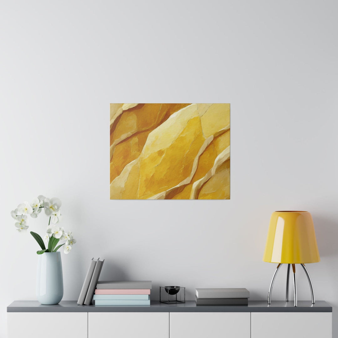 Wall Decor Giclee Fine Art Print Rustic Yellow Stone Print - Decorative | Wall