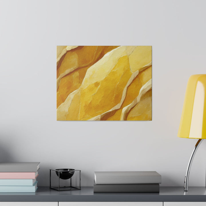 Wall Decor Giclee Fine Art Print Rustic Yellow Stone Print - Decorative | Wall