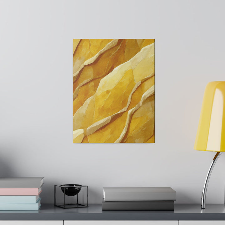 Wall Decor Giclee Fine Art Print Rustic Yellow Stone Print - Decorative | Wall