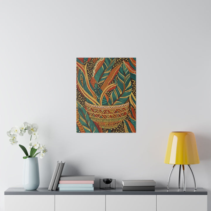 Wall Decor Giclee Fine Art Print Tropical Basket - Decorative | Wall Art