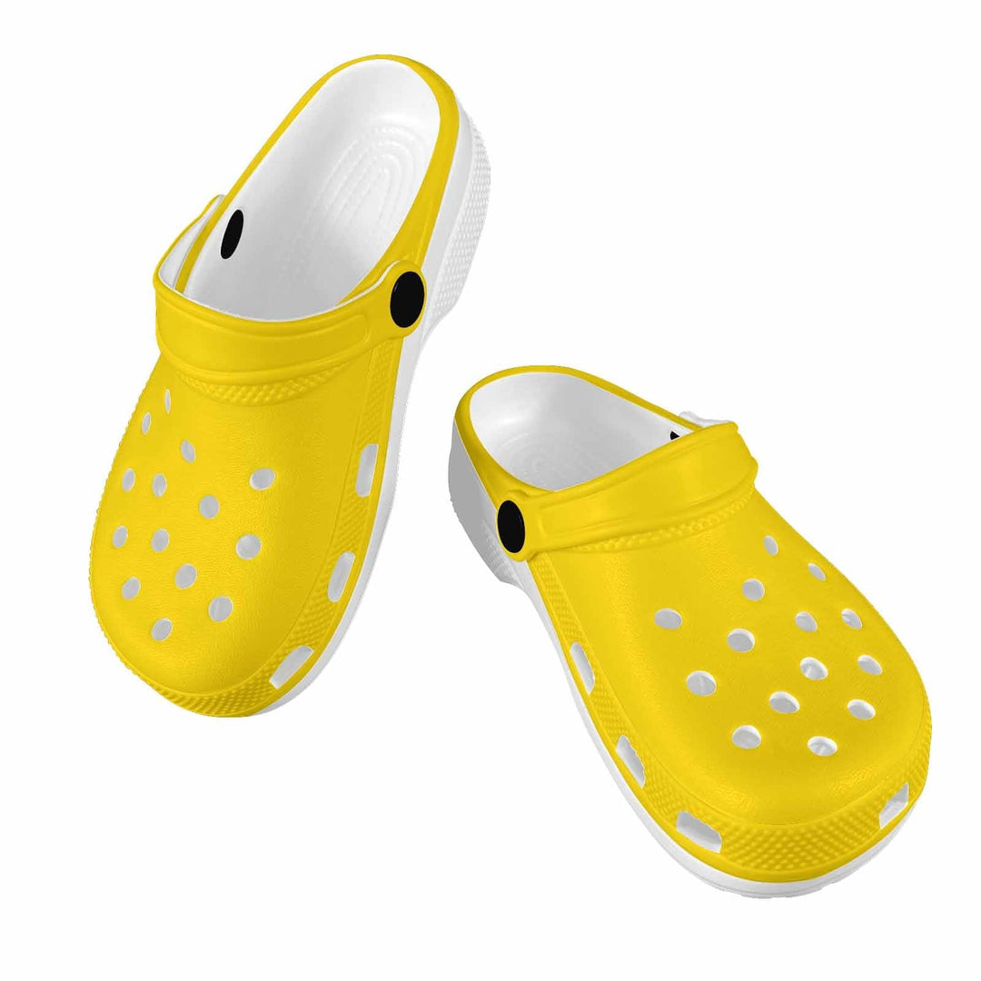 Gold Yellow Clogs For Youth - Unisex | Clogs | Youth