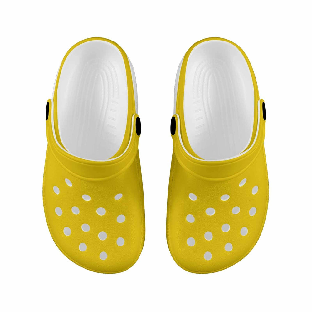 Gold Yellow Clogs For Youth - Unisex | Clogs | Youth