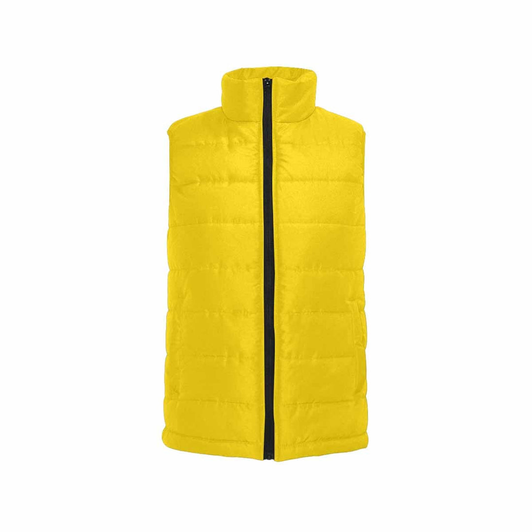 Gold Yellow Mens Padded Vest - Mens | Vests