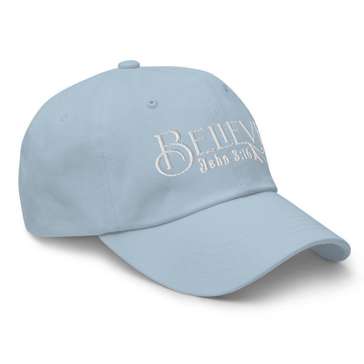 Embroidered Baseball Dad Cap Believe - John 3:16 - Unisex | Baseball Caps