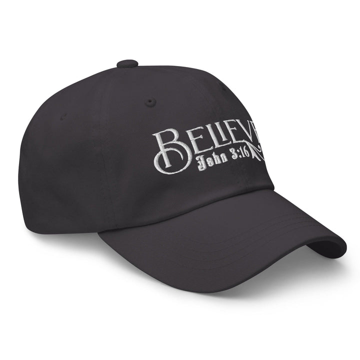 Embroidered Baseball Dad Cap Believe - John 3:16 - Unisex | Baseball Caps