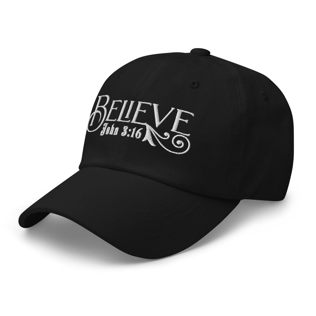 Embroidered Baseball Dad Cap Believe - John 3:16 - Unisex | Baseball Caps