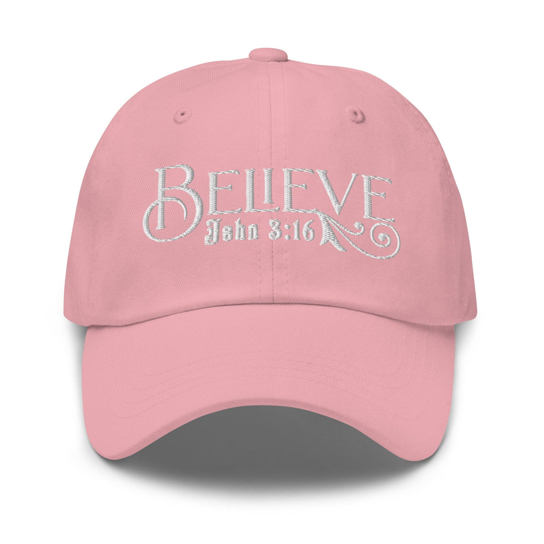 Embroidered Baseball Dad Cap Believe - John 3:16 - Unisex | Baseball Caps