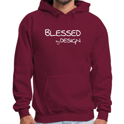 Graphic Hoodie Blessed By Design - Inspirational Affirmation Unisex | Hoodies