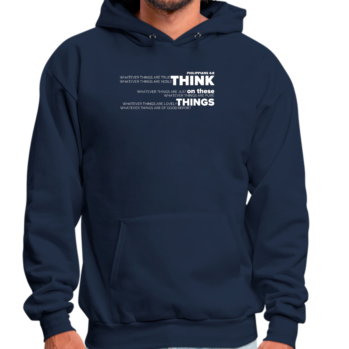 Graphic Hoodie Think On These Things - Unisex | Hoodies