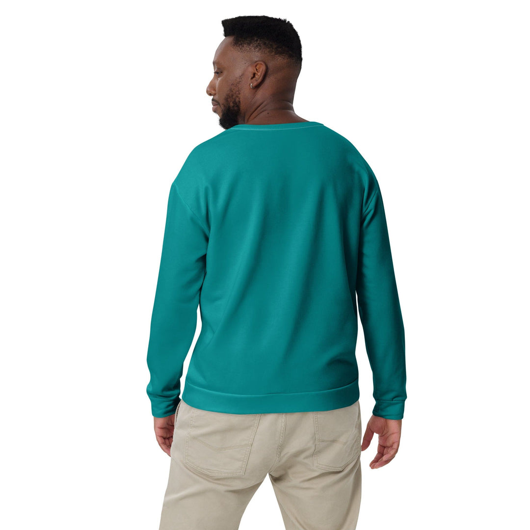 Graphic Sweatshirt for Men Dark Teal Green - Mens | Sweatshirts | AOP