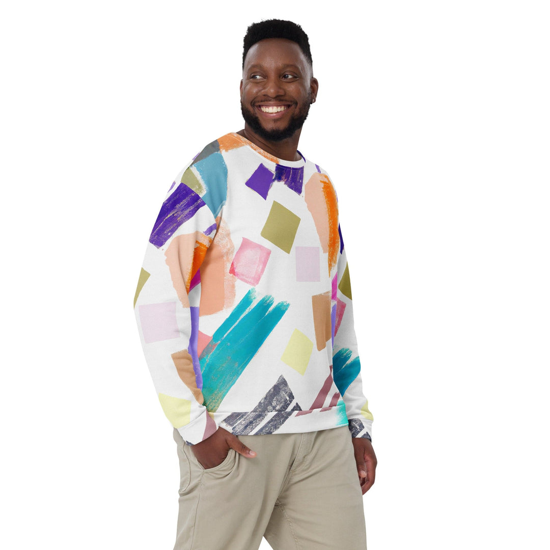 Graphic Sweatshirt for Men Pastel Pattern - Mens | Sweatshirts | AOP