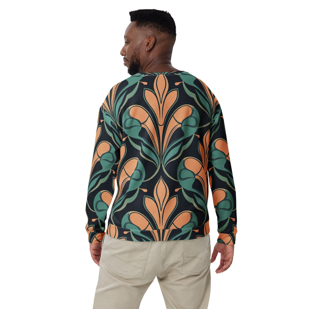 Graphic Sweatshirt for Men - Retro Vintage Print - Mens/Sweatshirts/AOP