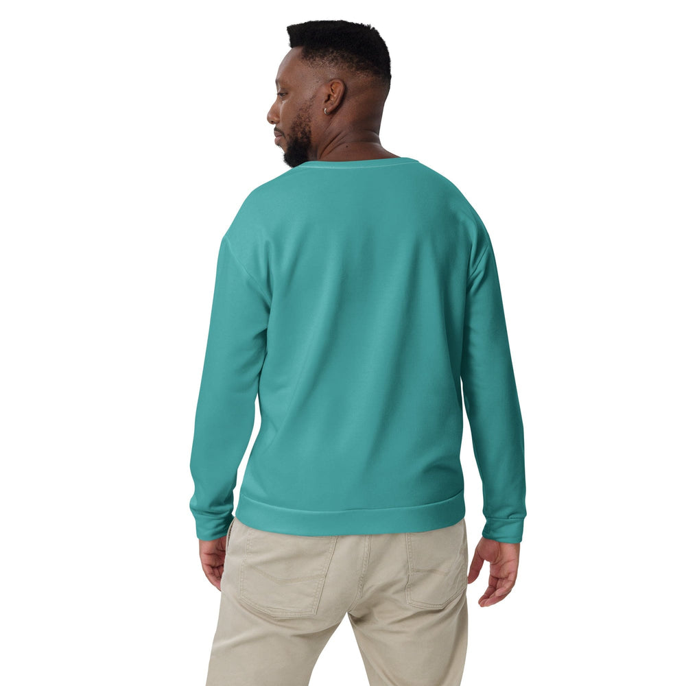 Graphic Sweatshirt for Men Teal Green - Mens | Sweatshirts | AOP