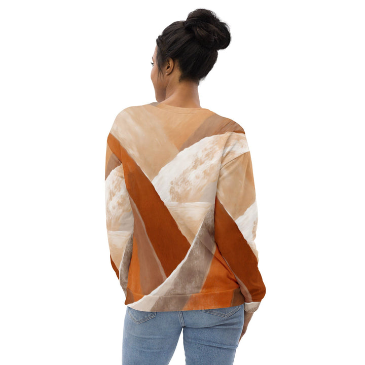 Graphic Sweatshirt for Women Boho Watercolor Print - Womens/Sweatshirts/AOP