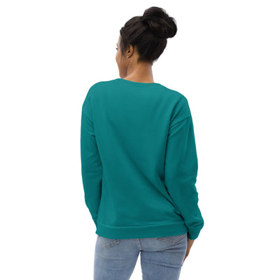 Graphic Sweatshirt For Women Dark Teal Green