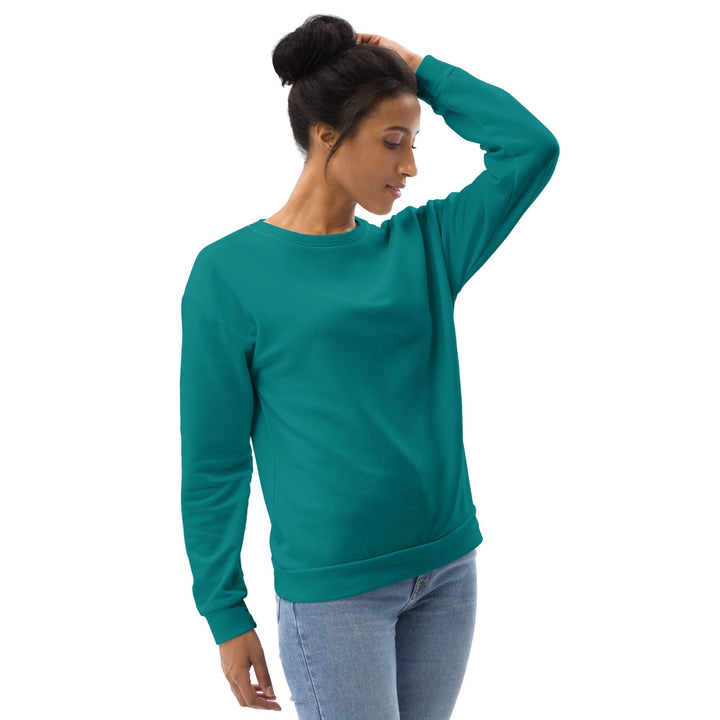 Graphic Sweatshirt for Women Dark Teal Green - Womens | Sweatshirts | AOP