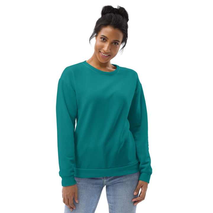 Graphic Sweatshirt for Women Dark Teal Green - Womens | Sweatshirts | AOP