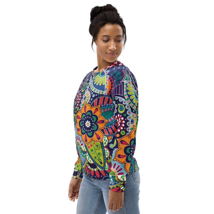 Graphic Sweatshirt for Women Floral Paisley 22523 - Womens | Sweatshirts | AOP