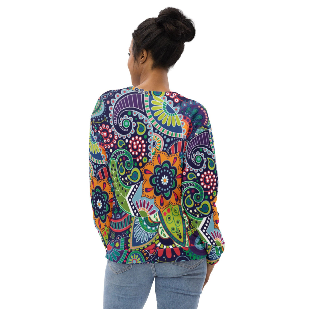 Graphic Sweatshirt for Women Floral Paisley 22523 - Womens | Sweatshirts | AOP