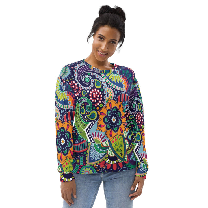 Graphic Sweatshirt for Women Floral Paisley 22523 - Womens | Sweatshirts | AOP