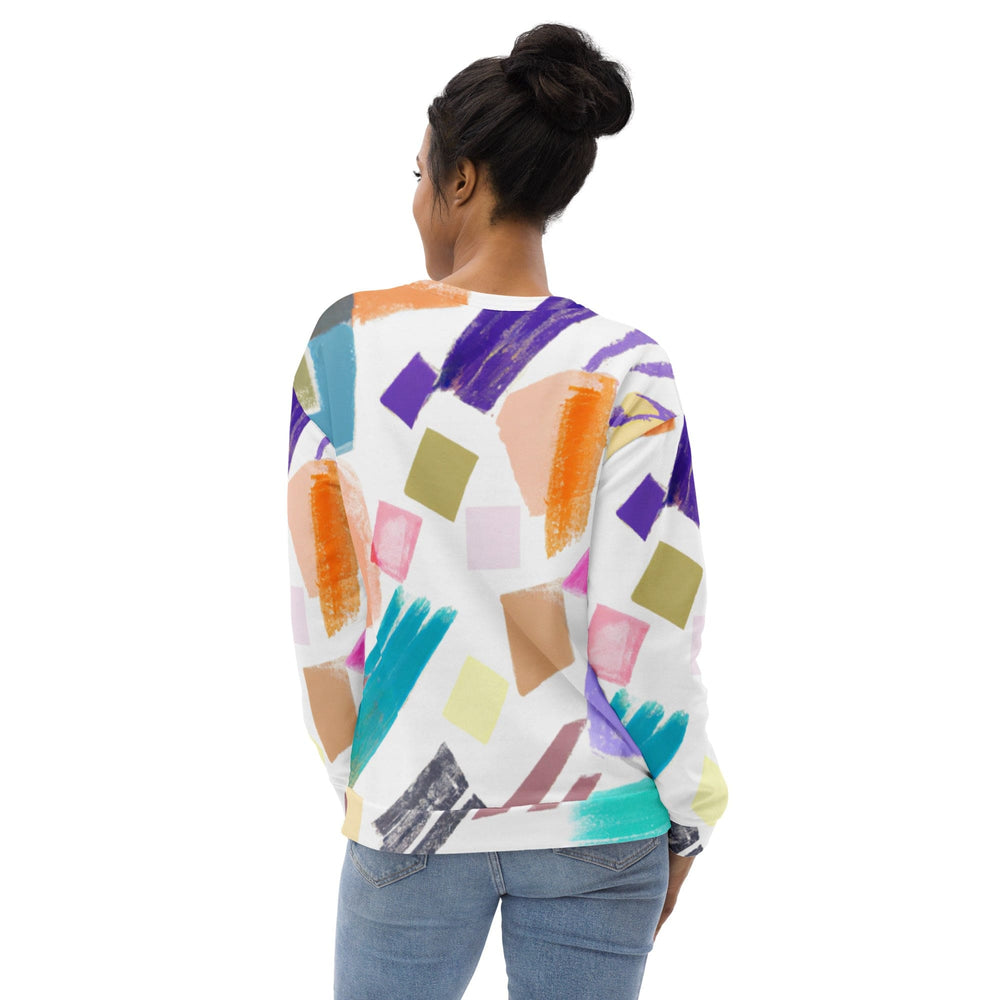 Graphic Sweatshirt for Women Pastel Pattern - Womens | Sweatshirts | AOP