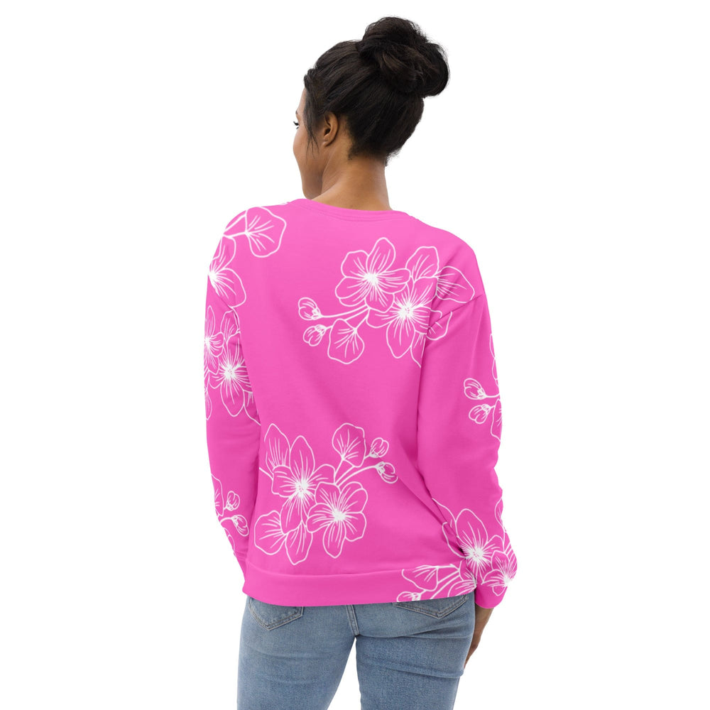 Graphic Sweatshirt for Women Pink Floral 7022623 - Womens | Sweatshirts | AOP