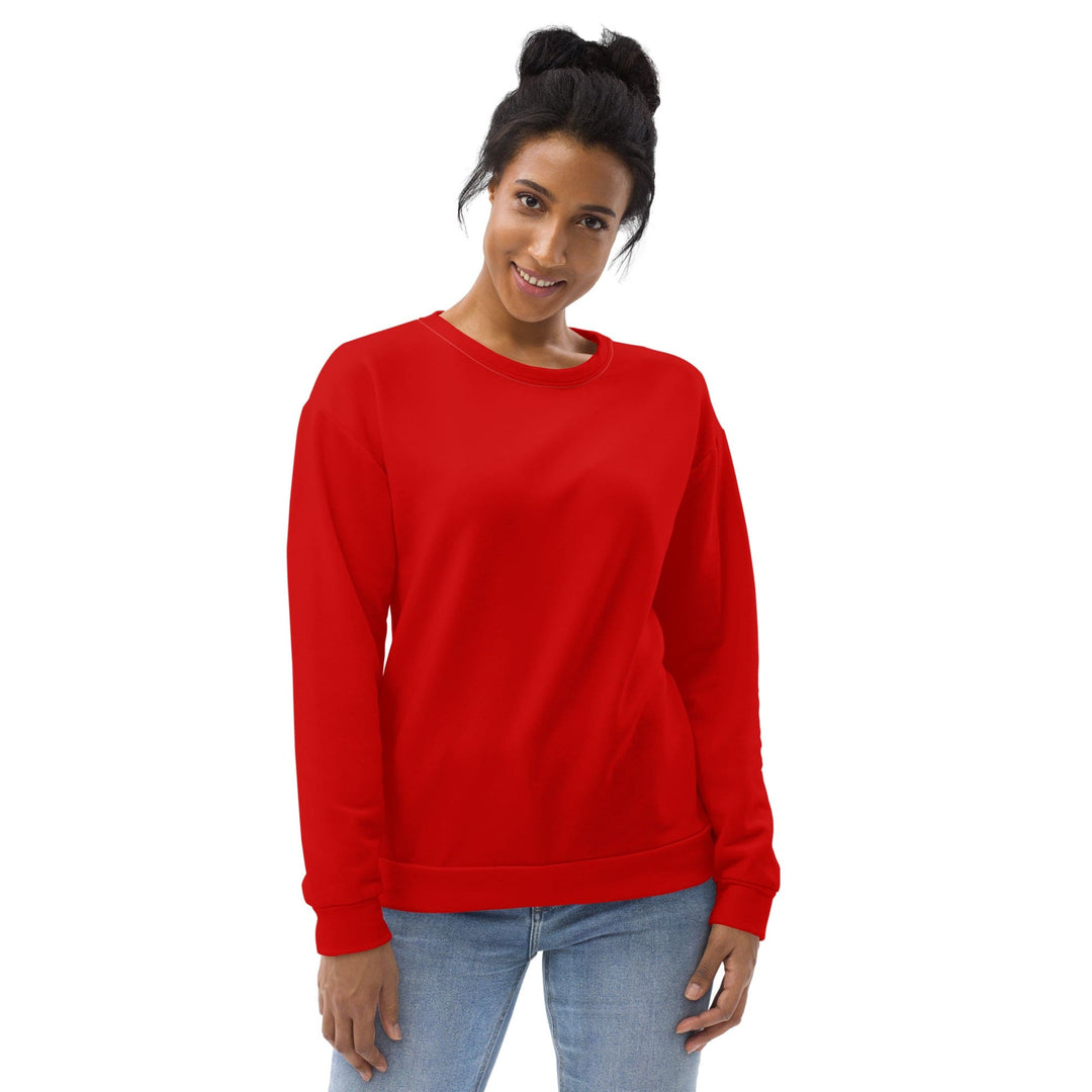 Graphic Sweatshirt for Women Red - Womens | Sweatshirts | AOP