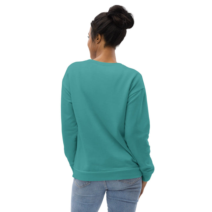 Graphic Sweatshirt for Women Teal Green - Womens | Sweatshirts | AOP