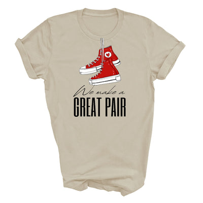 Graphic Tee T-shirt Say It Soul We Make a Great Pair Black - Mens | T-Shirts
