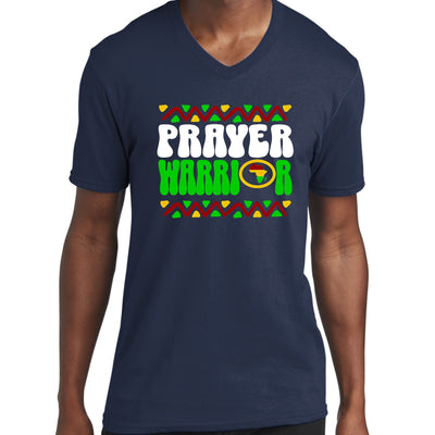 Graphic V - neck T - shirt Prayer Warrior African Inspiration - Unisex | T