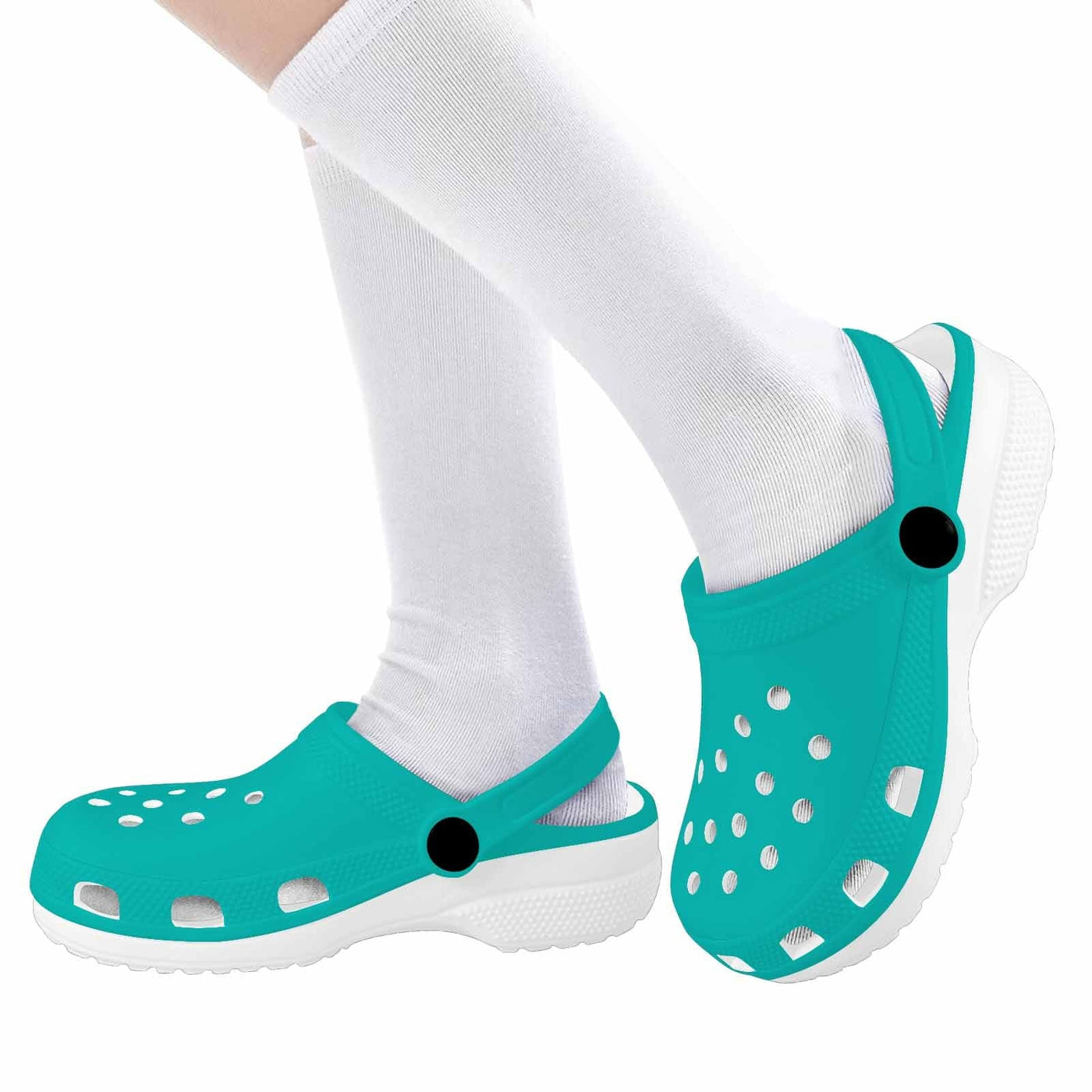 Green Blue Clogs For Youth - Unisex | Clogs | Youth