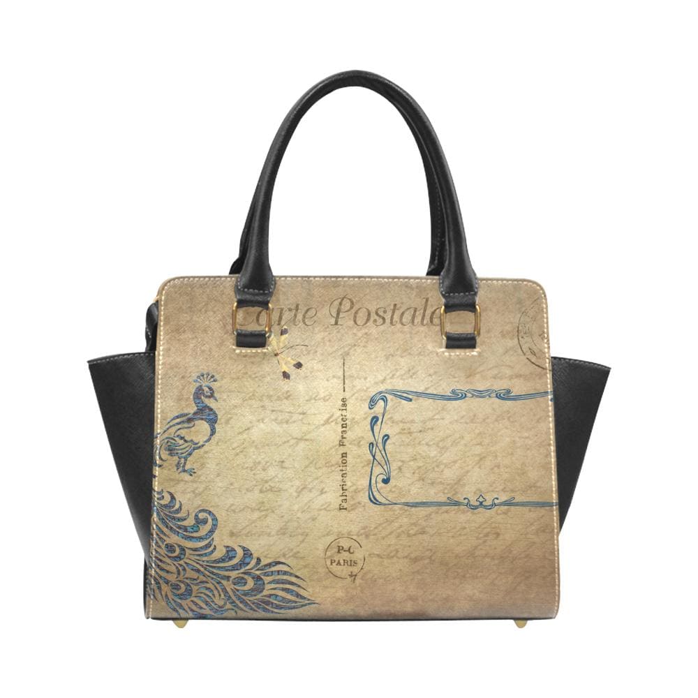 Handbags Beige Postale Graphic Style Top-handle Bag - Bags | Handbags