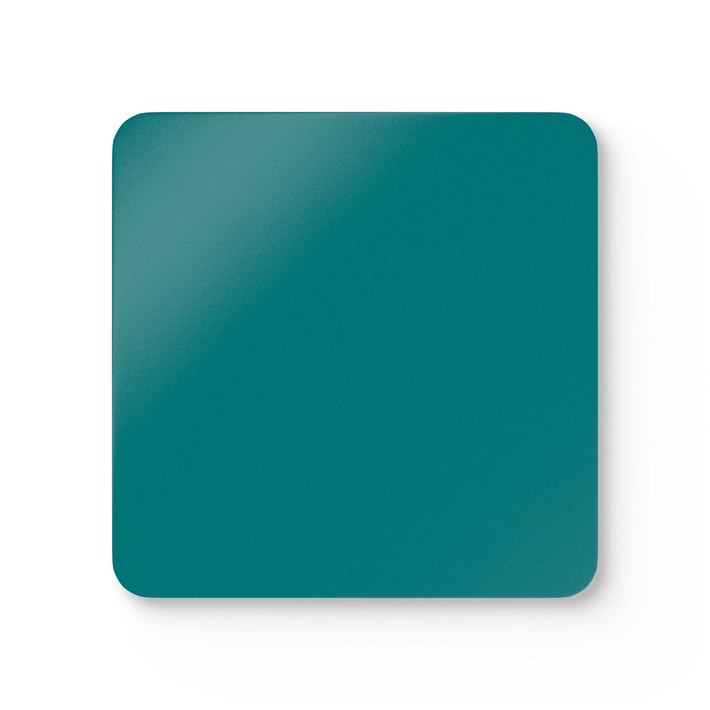 Handcrafted Square Coaster Set Of 4 Dark Teal Green - Decorative | Coasters