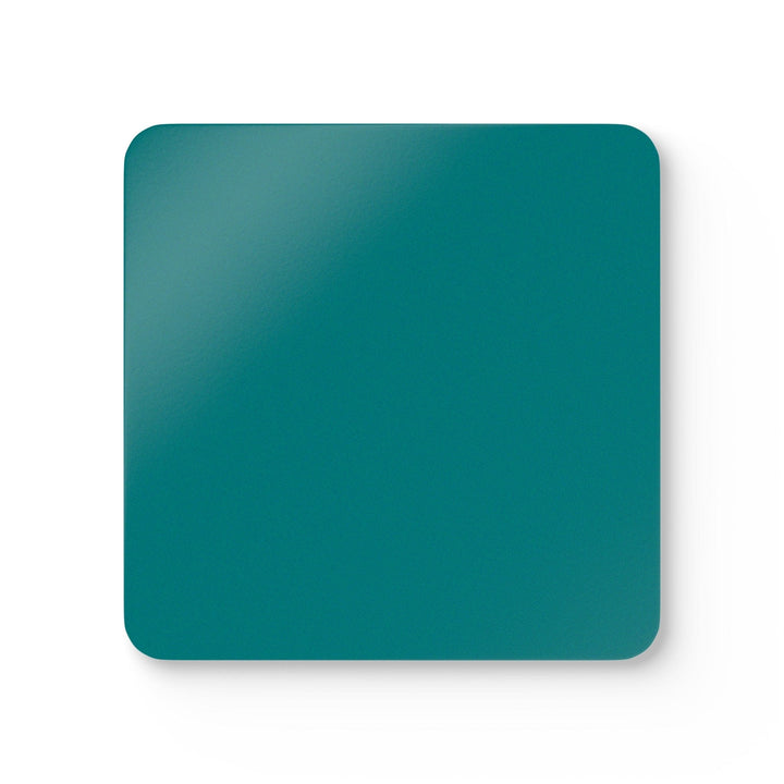 Handcrafted Square Coaster Set Of 4 Dark Teal Green - Decorative | Coasters