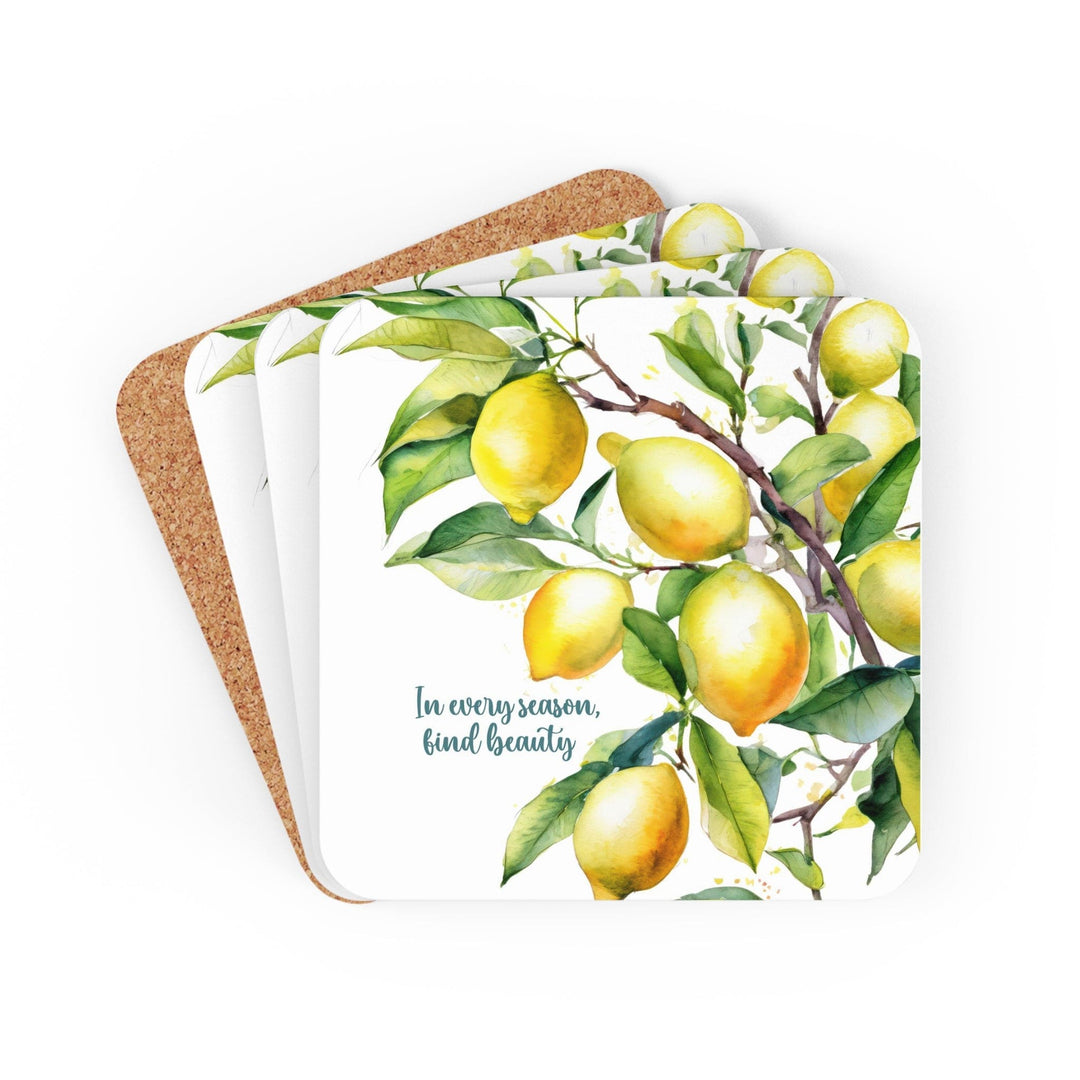 Handcrafted Square Coaster Set Of 4 For Drinks And Cups In Every Season Find