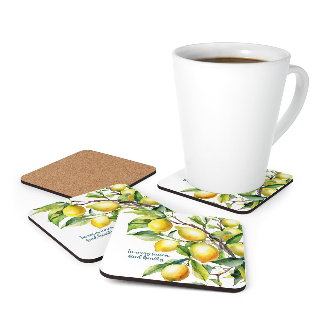 Handcrafted Square Coaster Set Of 4 For Drinks And Cups In Every Season Find