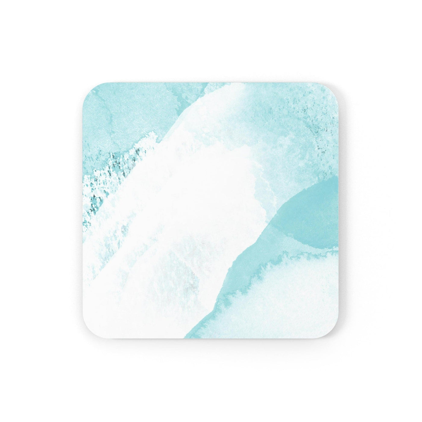 Handcrafted Square Coaster Set Of 4 For Drinks And Cups Subtle Abstract Ocean