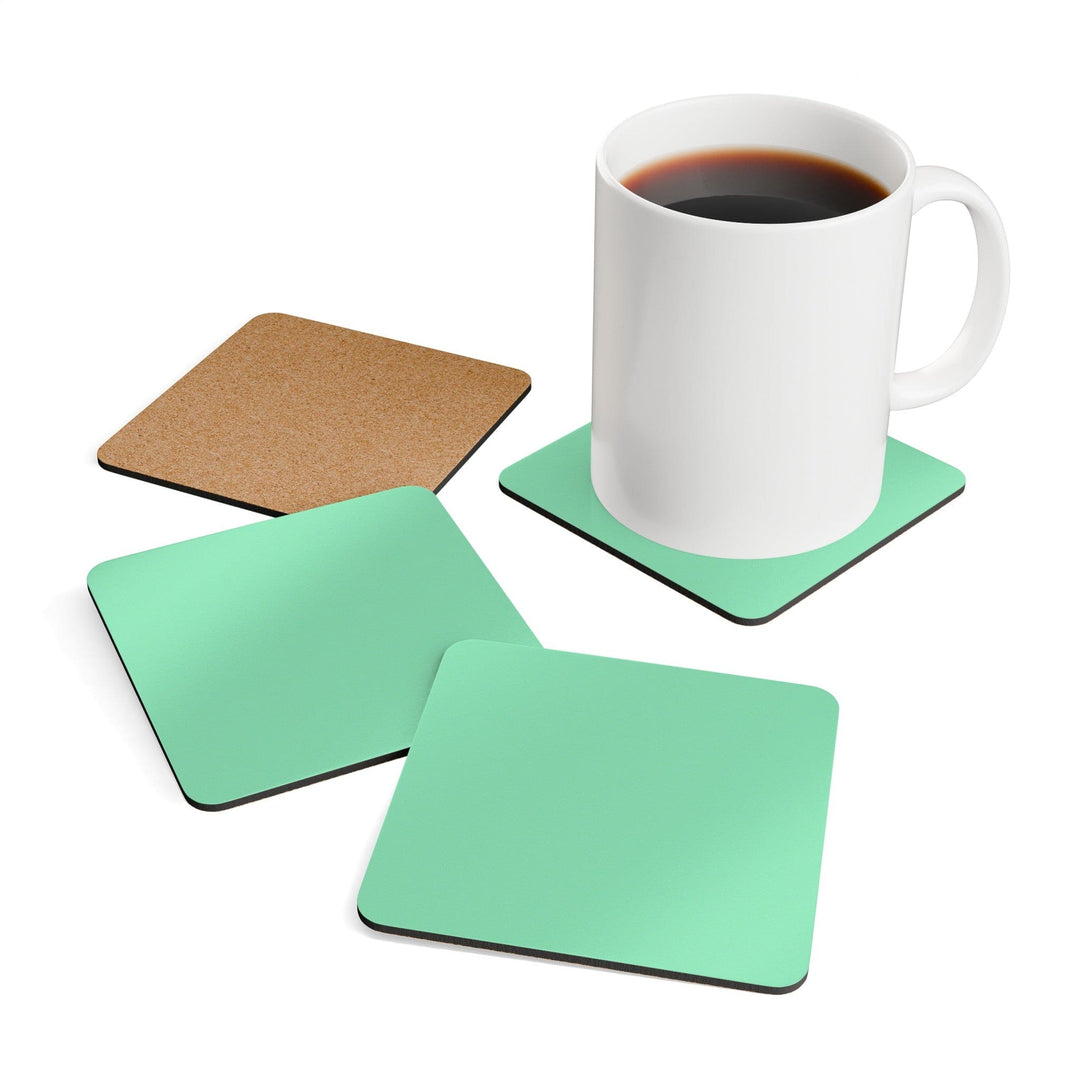 Handcrafted Square Coaster Set of 4 Seafoam Green - Decorative | Coasters