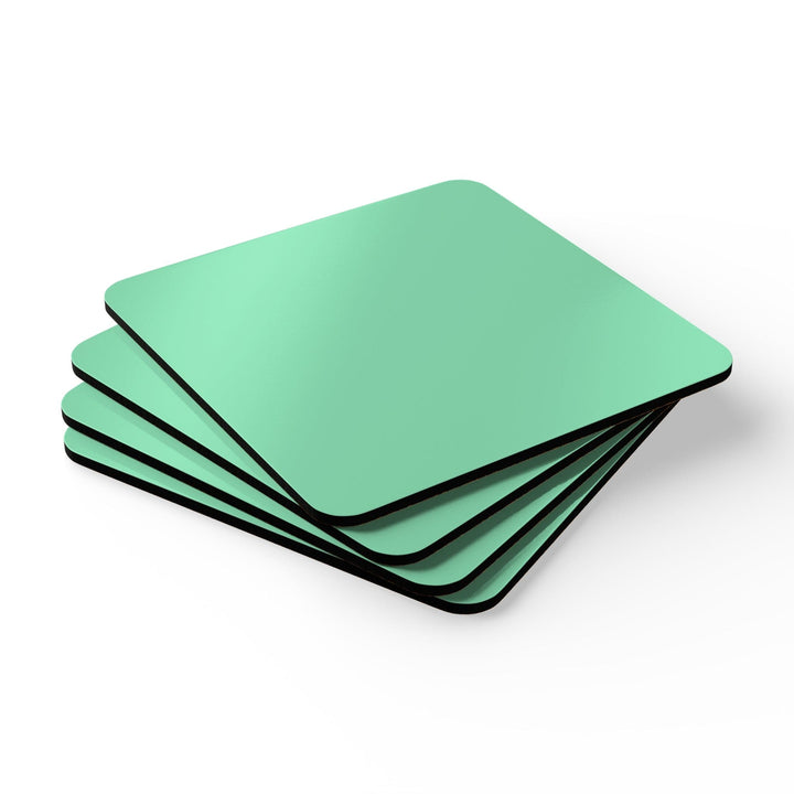 Handcrafted Square Coaster Set of 4 Seafoam Green - Decorative | Coasters