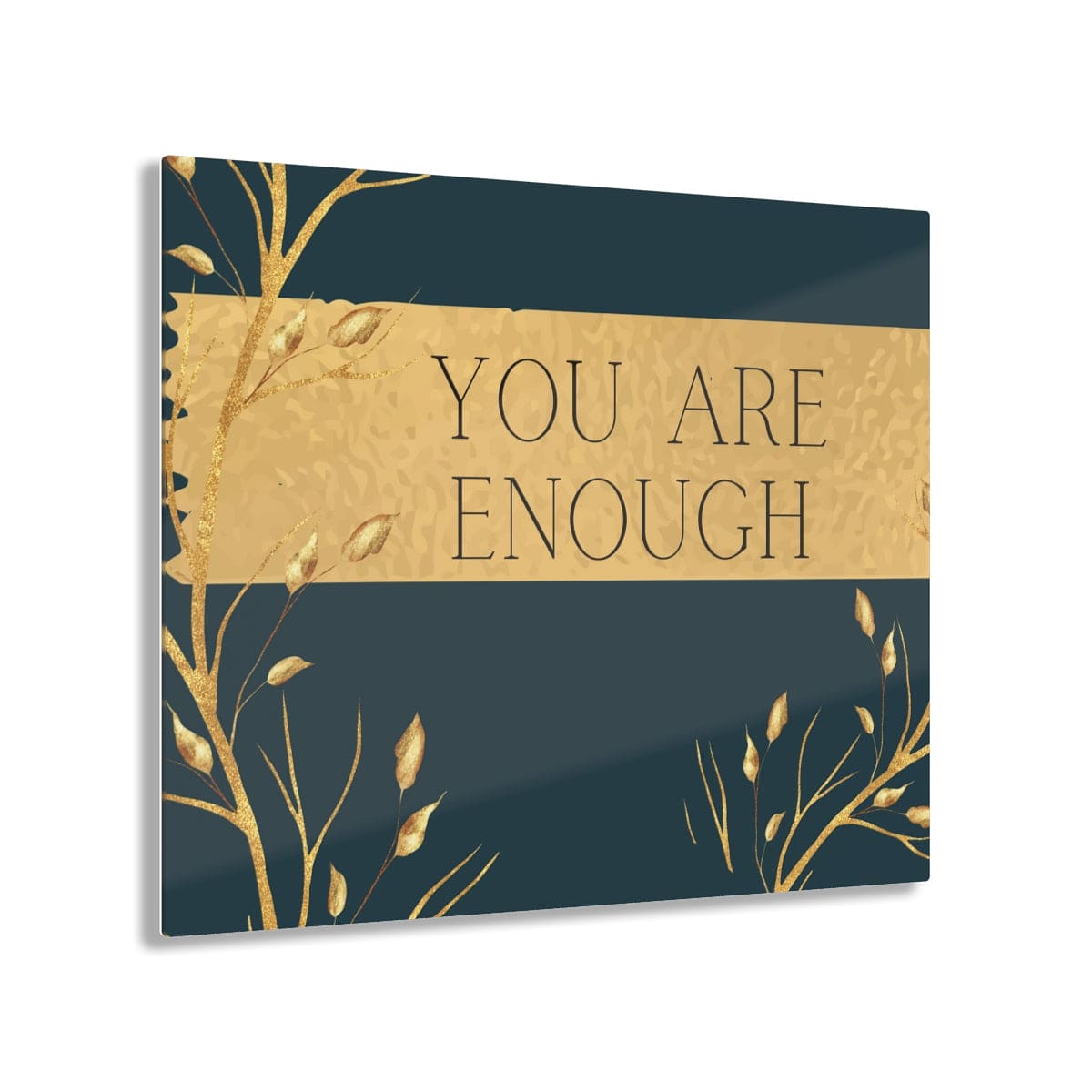 Home Decor Acrylic Wall Art Say It Soul You Are Enough Affirmation Inspiration