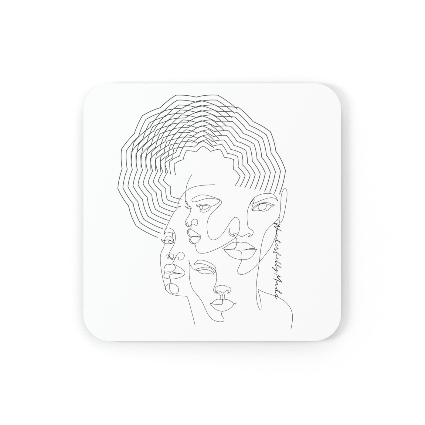 Home Decor Coaster Set - 4 Piece Home/office Every Woman Is Wonderfully Made