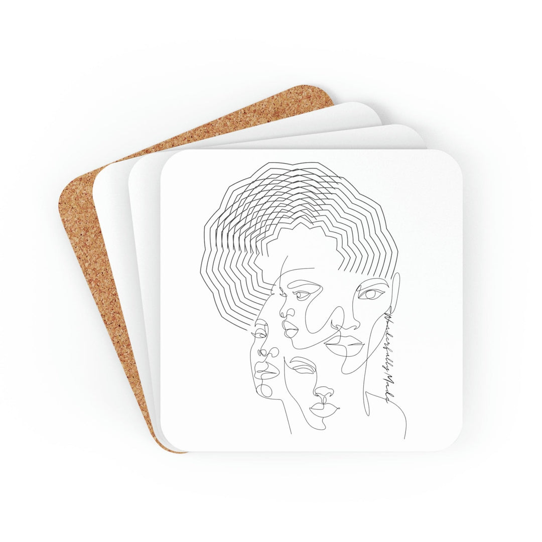 Home Decor Coaster Set - 4 Piece Home/office Every Woman Is Wonderfully Made