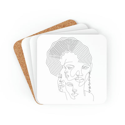 Home Decor Coaster Set - 4 Piece Home/office Every Woman Is Wonderfully Made