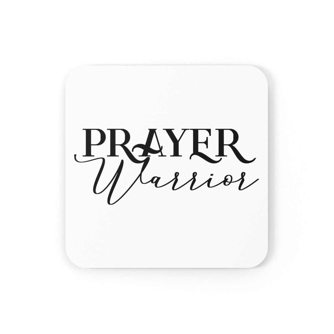 Home Decor Coaster Set - 4 Piece Home/office Prayer Warrior Christian