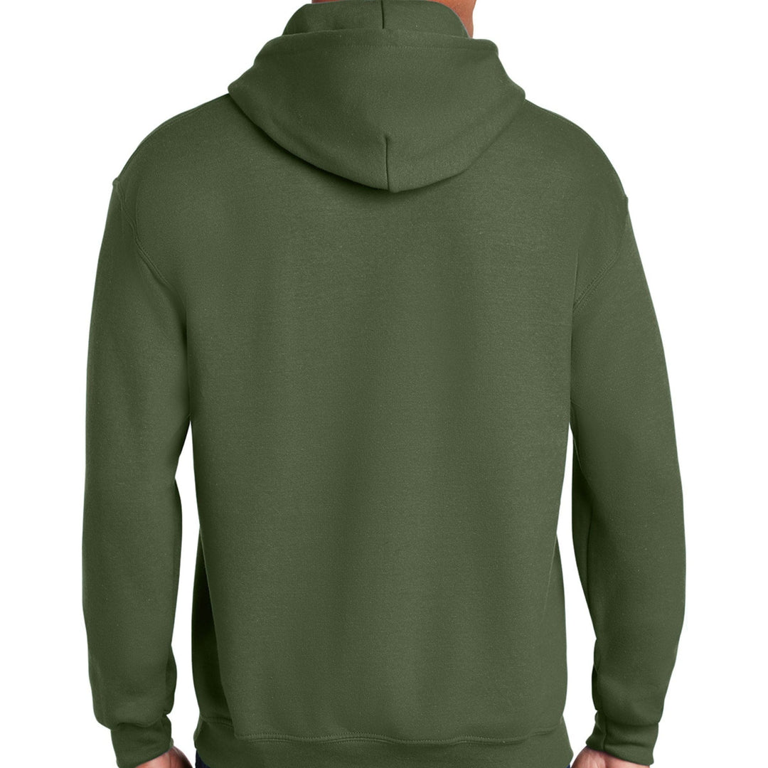 Hooded Long Sleeve Sweatshirt - Military Green - Deals | Clothing