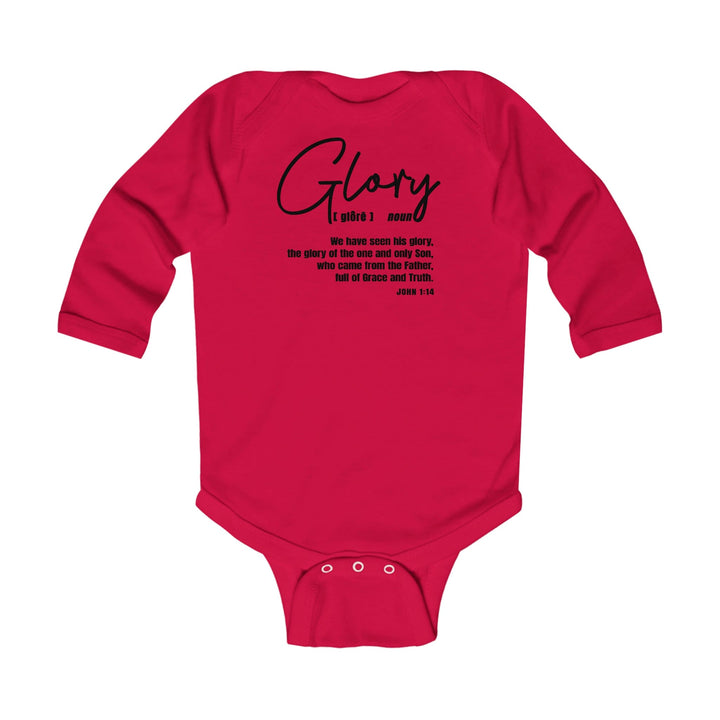 Infant Long Sleeve Bodysuit Glory Christian Inspiration - Childrens | Infant