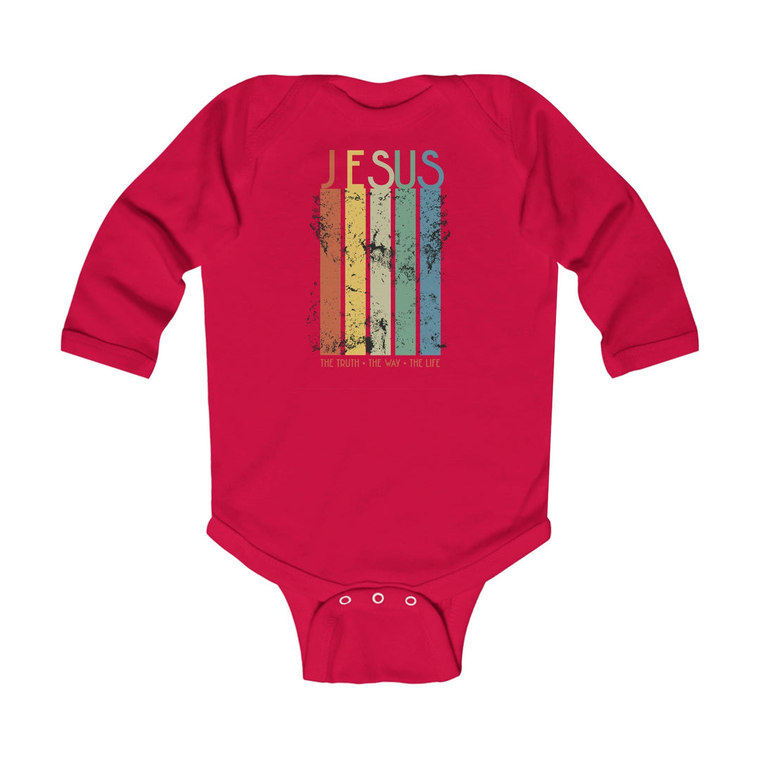 Infant Long Sleeve Bodysuit Jesus The Truth The Way The Life Christian