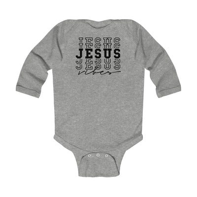 Infant Long Sleeve Bodysuit Jesus Vibes Christian Inspiration - Childrens