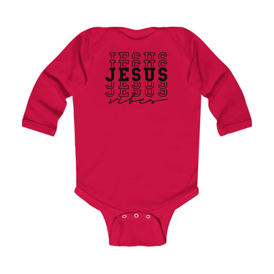 Infant Long Sleeve Bodysuit Jesus Vibes Christian Inspiration - Childrens