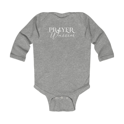 Infant Long Sleeve Bodysuit Prayer Warrior Christian Inspiration - Childrens